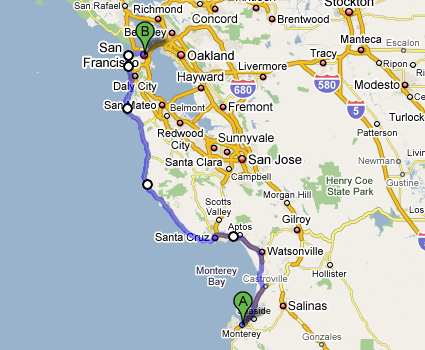 Monterey To San Francisco Monterey To San Francisco