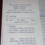 Drinks Bill Drinks Bill